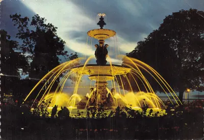 Genève - Fontaine du jardin anglais — éditeur BOVEZ & Cie, Genève, n°3001