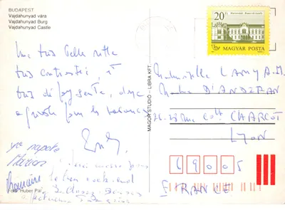 Budapest — Château de Vajdahunyad — éditeur MAGYOR STUDIO – LIBRA KFT — पीछे