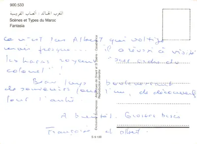 Scènes et Types du Maroc — Fantasia — éditeur Sochepress, n° 900.533 — पीछे