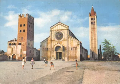 Verone - Basilique "S. Zeno Maggiore" — éditeur RICORDI Officine Grafiche S.p.A. Milano