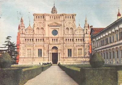Certosa di Pavia — façade principale — éditeur Ricordi S.p.A. Milano