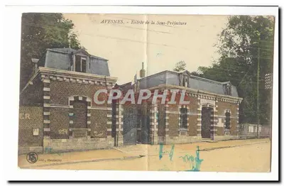 Avesnes - Entrada da Subprefeitura — editor Hautmont, n° 15
