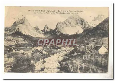 ला फोरेट डी ला प्लेन और ले एगुइल्स — ले रिवियर ले रोमावॉन-मोर्लिएर — लस ला क्रॉस-हॉट (ओर्न) — ऊंचाई 1400 मीटर — प्रकाशक बोनेट & कंपनी