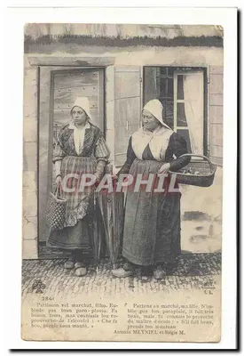Duas mulheres em traje tradicional — Notre-Dame-de-Loire, região do Puy-de-Dôme — Antonin MEYNIEL e Régis M.
