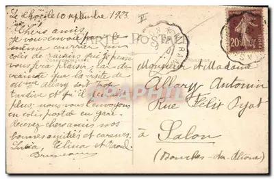 Boczny ołtarz poświęcony św. Wiktoryi — Rochefort-du-Gard — zdjęcie D. La Flèche — Rewers