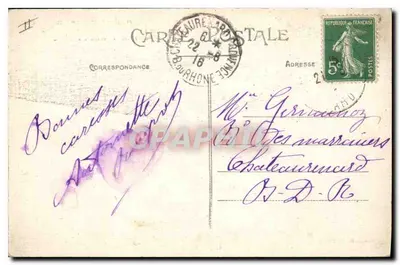 N.-D. de ROCHEFORT-DU-GARD — Na zboczu Świętej Góry, Duży Ogrodek Stacji — Wydawca: La Féeche — Rewers