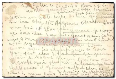 ST-GILLES (Gard) — Vista de St-Gilles — Fot. Combier Macon — Verso