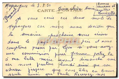 Meyrargues (B.-du-R.) — Ruiny Aqueducu Rzymskiego — Rewers