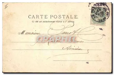 Le Tréport — Scène de baignade sur les rochers — V.P. No. 343, éditeur V.P. Tréport — Rewers