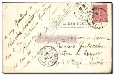 Dieppe — La Spiaggia — V.P. Banks No. 37 — Verso
