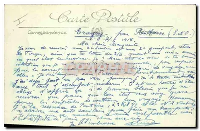 Dieppe — O Velho Castelo — LL. Editor LL, n° 10 — Verso