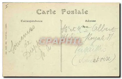 Dieppe — Zamek — ND. Fot. — Rewers
