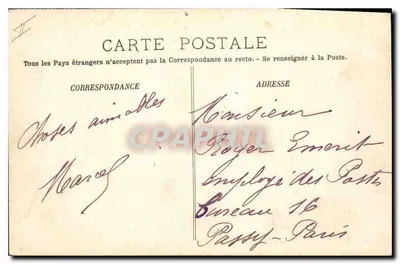 Dieppe — O Velho Castelo — LL. n°10 — Verso