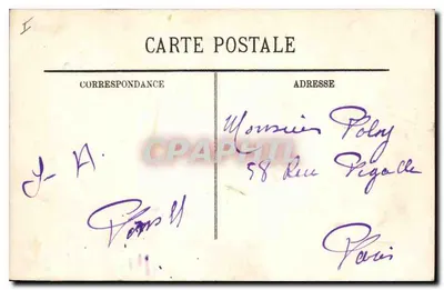 Dieppe — O Velho Castelo — LL — Verso