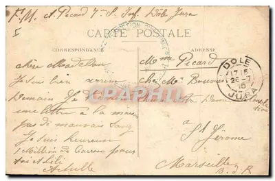 Dole (Jura) — Cours Saint-Maurice — Le Lion — Rewers