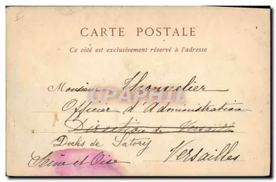 Około Chartres — Zamek w Auneau, Front, Strona Południowa — Collections ND Phot. — Rewers