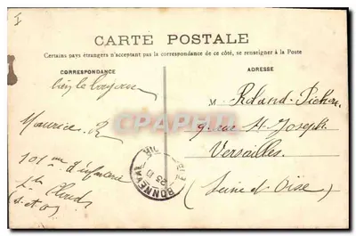 Bonneval - Entrada da Abadia — Vista Freon, editor, n° 509 — Verso