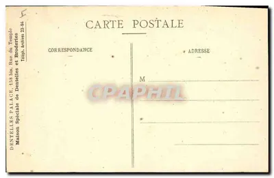 Zamek Villebon — Eure-et-Loir — Wydawca: Dentelles Palace — Rewers