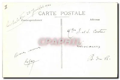Onze Lieve Vrouw van La Salette — Mannenpilgrimage, 10 Augustus 1919 — Exclusieve eigendom van de Kapellen — Achterkant