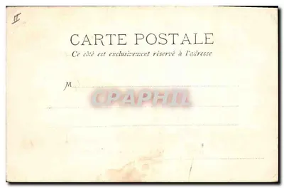 Tarjeta postal antigua Tarjeta postal antigua: alrededores de Grenoble, las Cotes de Sassenage y la Cadena de las Alpes — Reverso