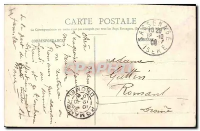 Kasteel van Sassenage — Omgeving van Grenoble — Cliché A. V., Collectie L. P., Grenoble — Achterkant
