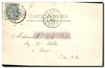 De Kusten van Sassenage - Kasteel Terray — Ed. Galeries Modernes, pl. Grenette, Grenoble — Achterkant
