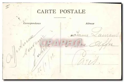Pontmain — A Basílica e a Comunidade das Irmãs de Evron — V. Pannetier, Place du Parvis, Donnan (Mayenne) — Verso