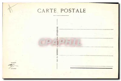 Colmar — Vista geral e Panorama dos Vosges — Editor CH. Bergeret, Strasbourg — Verso