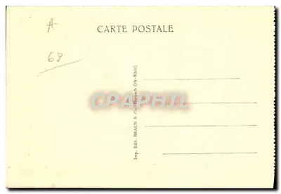 Haut-Königsbourg — Porta da primeira muralha — Braun & Cie, n°702 — Verso