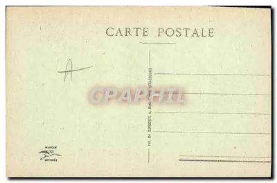 Mulhouse - A Torre do Diabo — editor On. Bergeret, Strasbourg, n° 17 — Verso
