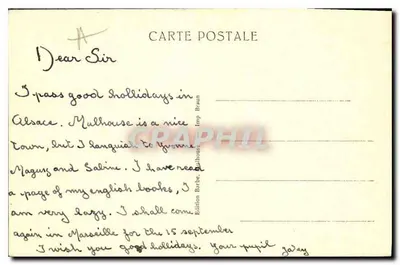 Mulhouse — Le Bollwerk — Wydawnictwo Braun — Rewers
