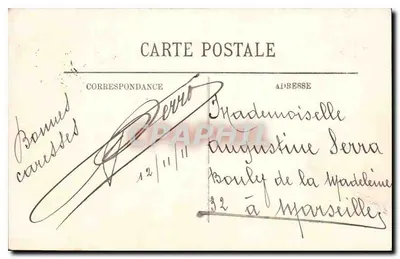 Grenoble — Jardín de la Ciudad — El Torrente — LL — Reverso