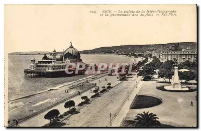 Nice — Pałac Promenady i promenada Anglijska — ND.Phôt.
