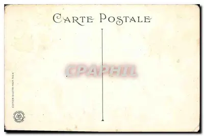Stara pocztówka Nice Promenade des Anglais Palais de la Jetée — Rewers