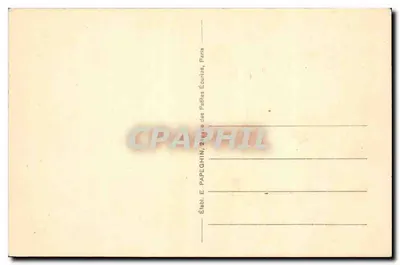 Versalhes - O Castelo - A Câmara de Dormir de Luís XV - A.P. — Verso