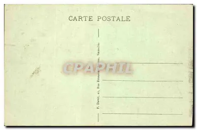 Versailles — Le Château vu à vol d’oiseau — F. David, 32, Rue David, Versailles — Verso