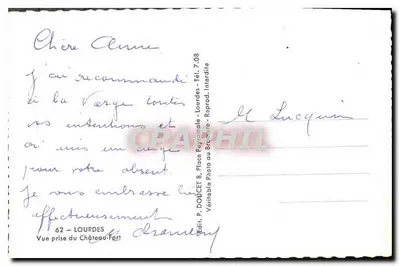 Uitzicht genomen vanaf het Sterkfort — Lourdes — Edlux — Achterkant