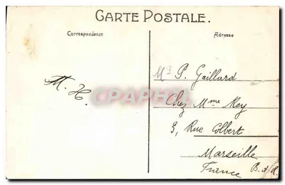 Bruxelles. Église Ste-Gudule — vue de la façade gothique avec ses deux tours — éditeur anonyme, n° de série non lisible — Verso