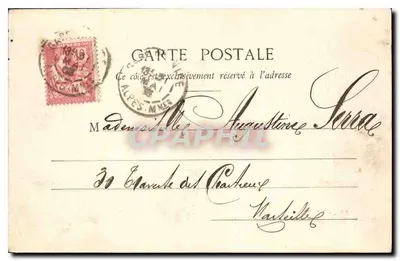 Vista de Niza tomada desde la Route de Villefranche — Edición Giletta, fot., Niza, n° 461 — Reverso