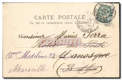 Avenida Masséna e Casino — Nice — editor CPAPITTE, n°40 — Verso