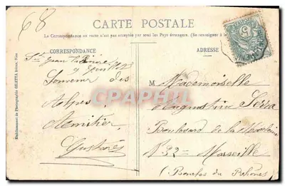 BREIL - Valeira da Roya (Alpes-Maritimes) — Edição Gilelta, fotografia Nice, n° 1263 — Verso