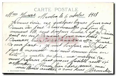 Menton. Kasyno Miejskie — Tersling, Architekt — N.D. Fot. nr 902 — Rewers