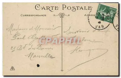 Toulon - Cariatides van Puget — Kade Cronstadt — Uitgever Y Le Lay — Achterkant