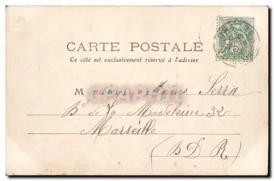 Orange — Romeinse Triomfboog — Noordzijde — Uitgave J. Brun et Cie, Carpentras, n°20 — Achterkant