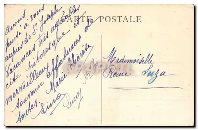 Grenoble w nocy i Moucherotte — CI.A.V. nr 020 — Rewers