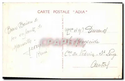 Marseille — Quai Portu i ulica République — nr 450 — Rewers