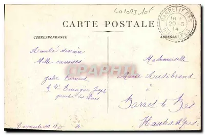 Marseille - A Prefeitura — editora: Editions des Halles, n°25 — Verso