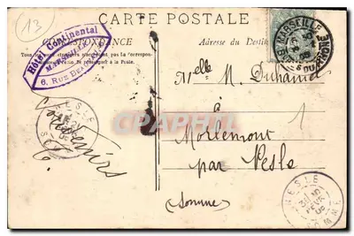 Marsiglia - Il Palazzo Longchamp — fotografia di E. Lacroix, n°7 — Verso