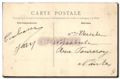 Chartres — Katedra — seria 548 — wydawca nie widoczny — Rewers