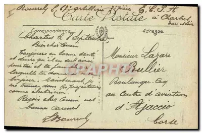Chartres — Promenada Charnonierów z Placu Świętego Maurycja — LL. nr 151 — Rewers